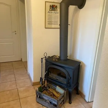 Sky Bed And Wood Stove